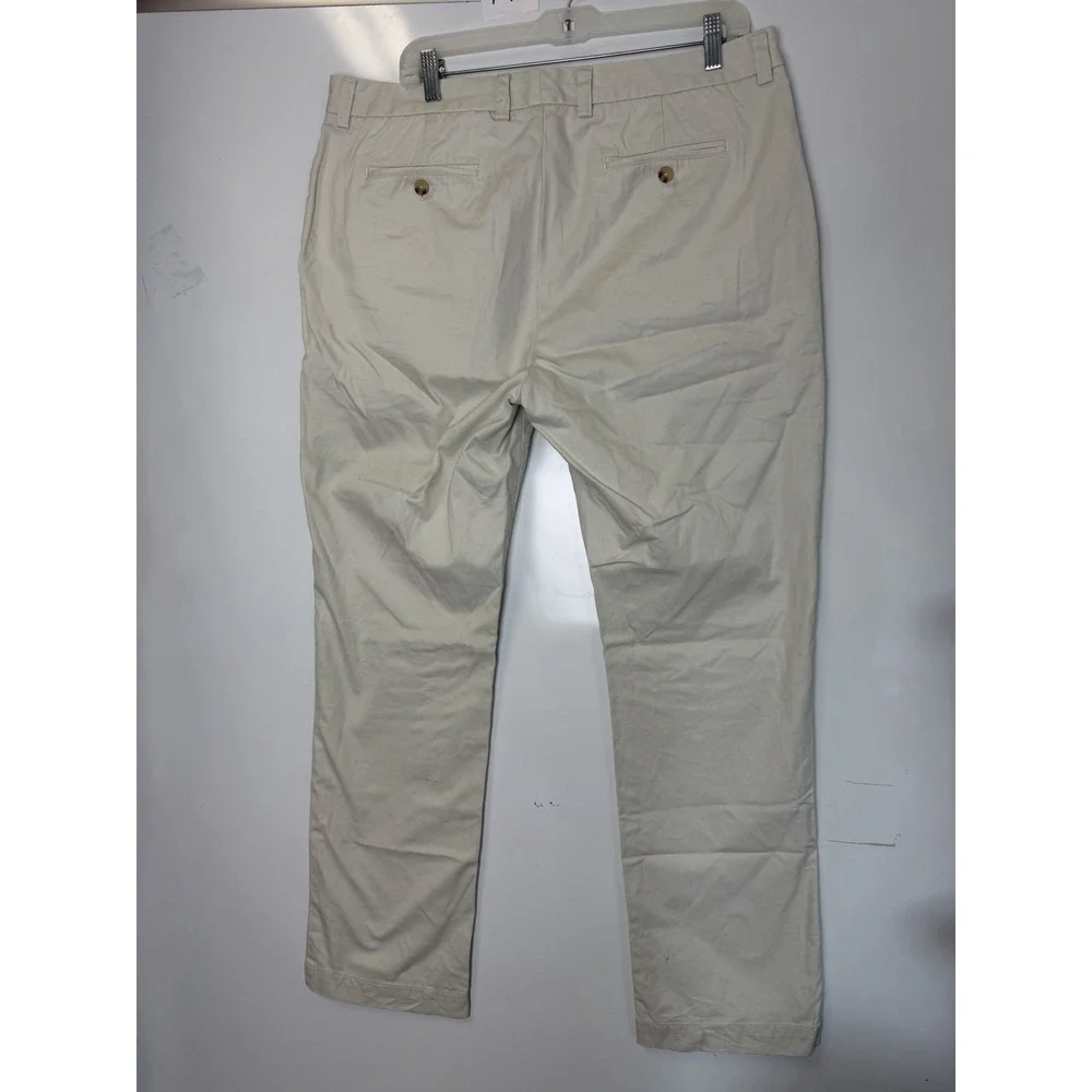 Men's Vineyard Vines by Shep & Lan - Cream Club Pants Size 36 32L